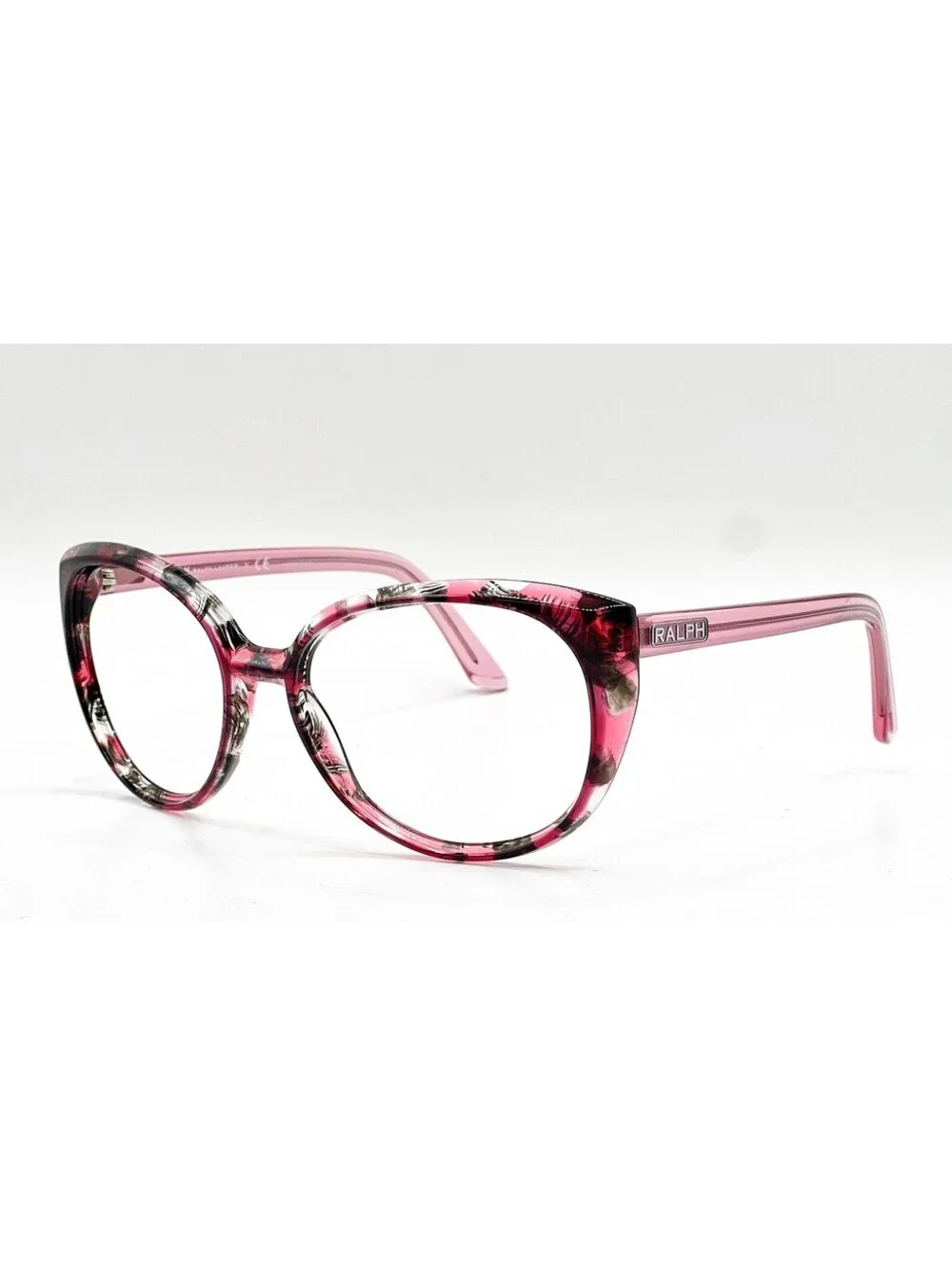 Ralph Lauren RA5161 1154 8H Pink And Black Cat Eye Eyeglass Frames 57-17-135